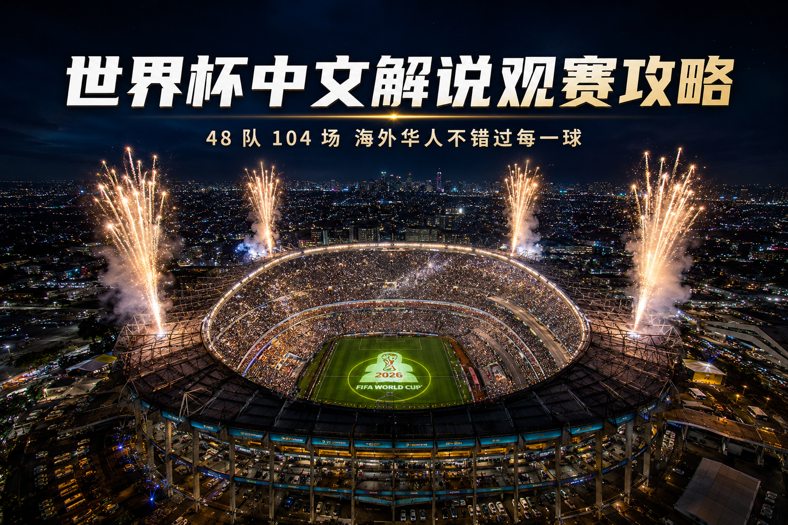 2026 美加墨世界杯海外怎么看？中文解说观赛全攻略